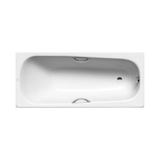 Obdélníková vana Kaldewei Saniform Plus 140x75 cm smaltovaná ocel Antislip alpská bílá 113730000001