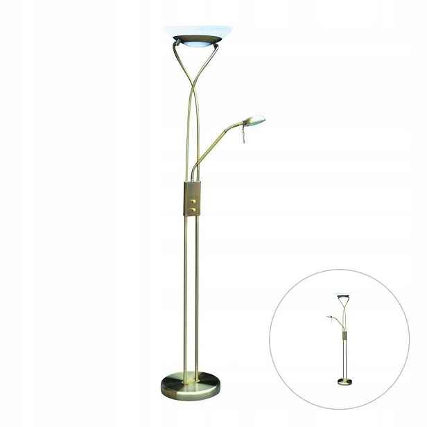 Stojací lampa Podlahová Hnědá 174 cm Regulace Gamma Rabalux