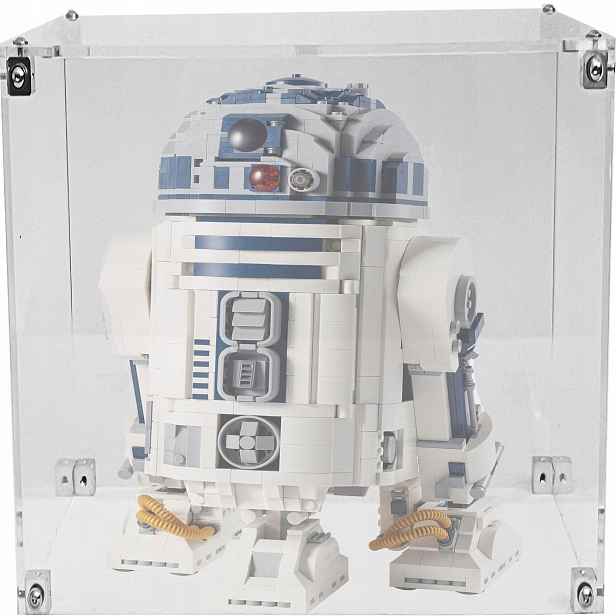 Vitrína Drewlandia pro stavebnici Lego 75308 Star Wars R2-D2