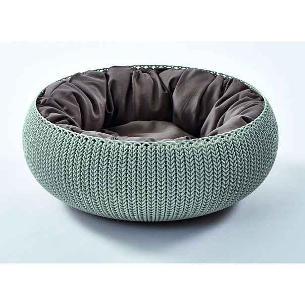 CURVER KNIT 37012 Pelíšek pro malá plemena - šedomodrý
