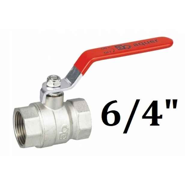 Kulový kohout s rukojetí s těsněním 6/4 palce Aquer