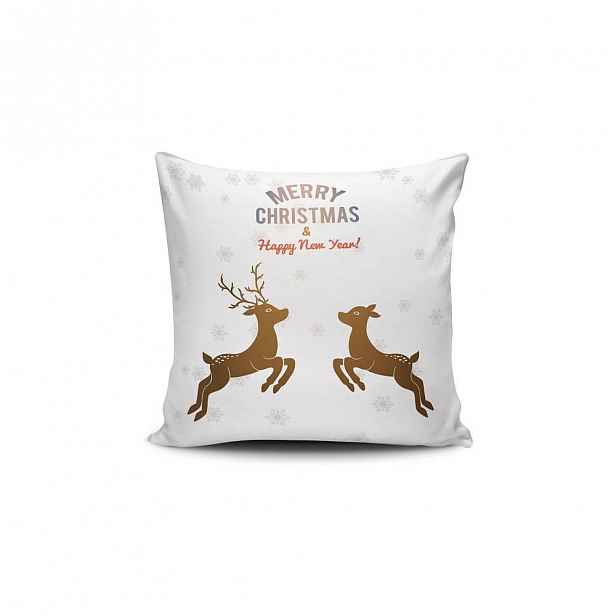 Polštář Reindeeers Jumping, 45 x 45 cm