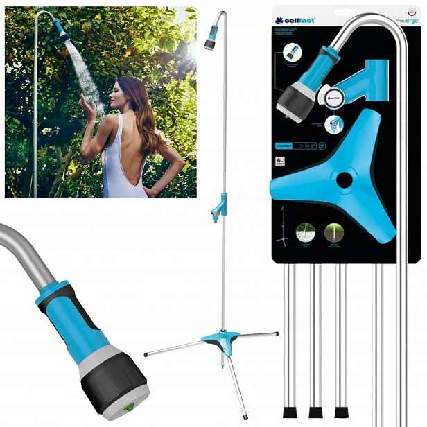 Zahradní Sprcha S Zavlažovačem 228 CM