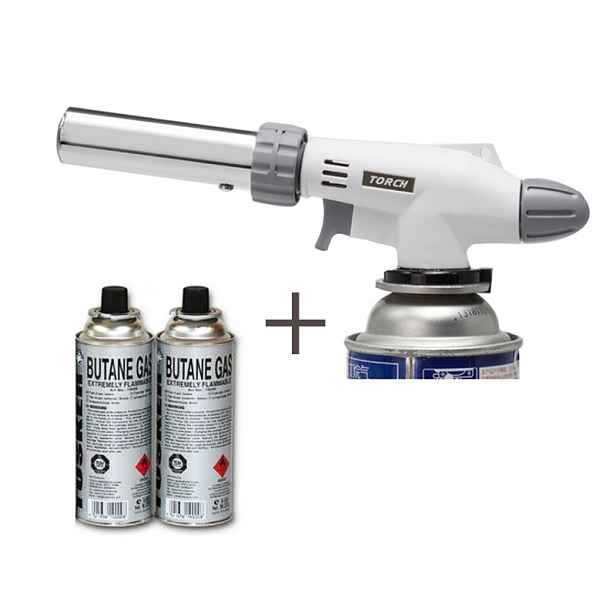 MasterTorch M-962 Plynový hořák  + 2 ks plynová náplň