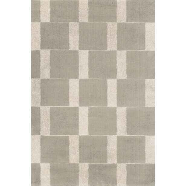 Šedobéžový vlněný koberec 133x190 cm Agnus Pavement – Agnella