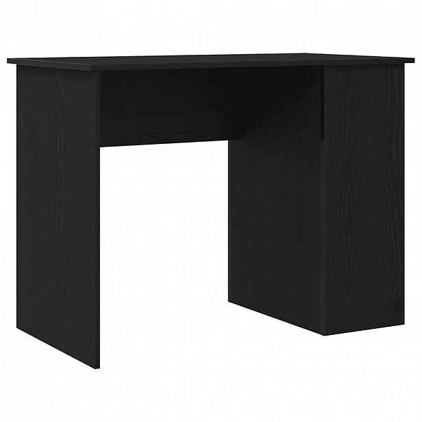 vidaXL Psací stůl černý dub 100 x 55 x 75 cm, konstrukční dřevo