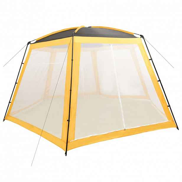 vidaXL Stan na bazén textil 590 x 520 x 250 cm žlutý