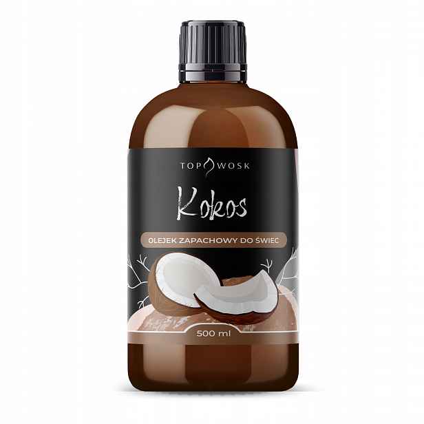 Vonný olej do svíček Kokos 500 ml vůně do parafínového vosku