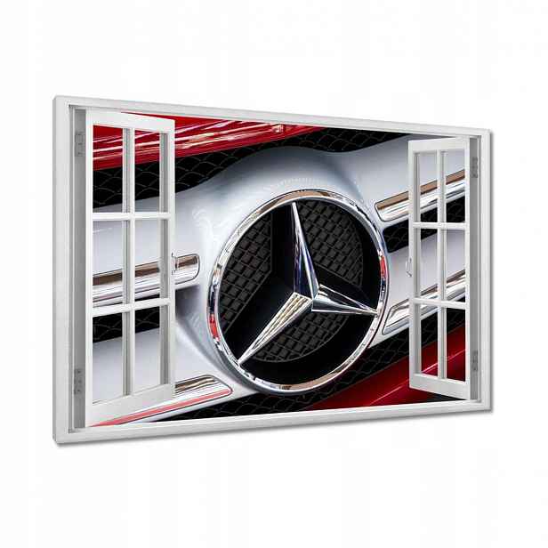 Obrazy 120x80 Známka Mercedesu