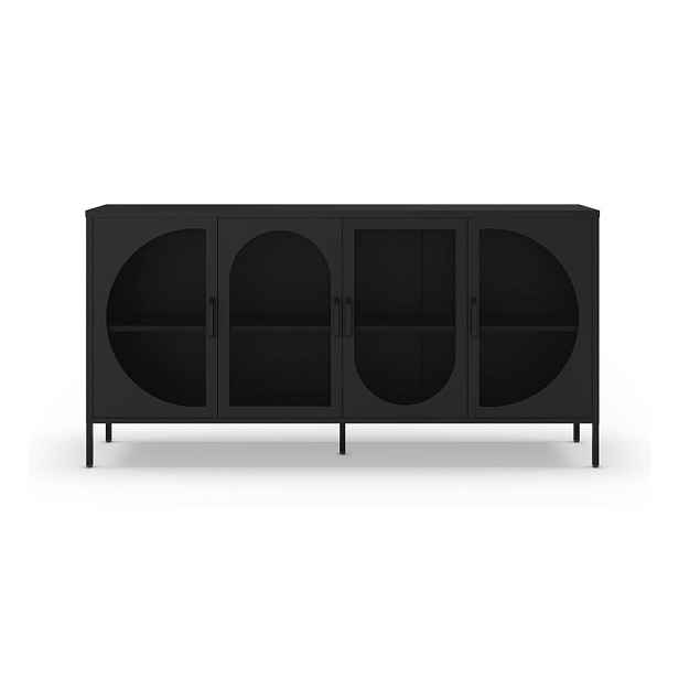Černá komoda 160x90 cm Tayra – Marckeric
