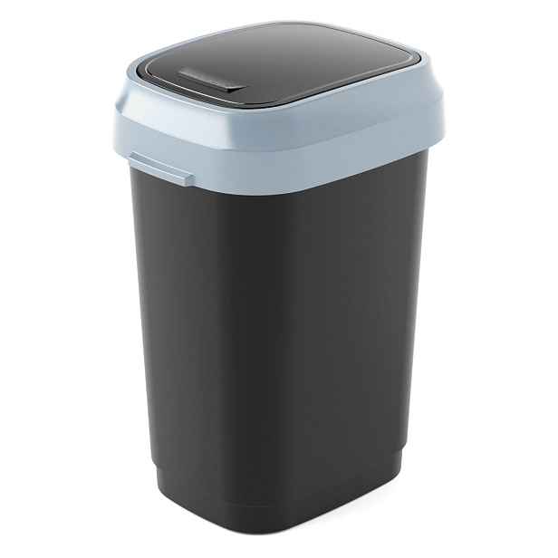 KIS Odpadkový koš Dual Swing Bin S černý, 10 L