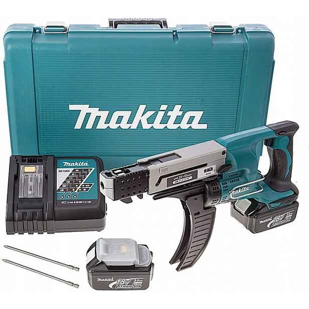 Makita DFR550RFE Aku Šroubovák Páskový 18V 2x3Ah