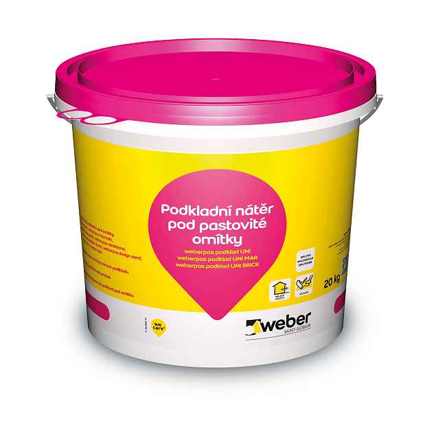 Penetrace weberpas podklad UNI oranžová 20 kg