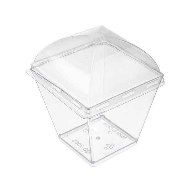 Pohárek s víčkem panna cotta 0,19 l 6 ks