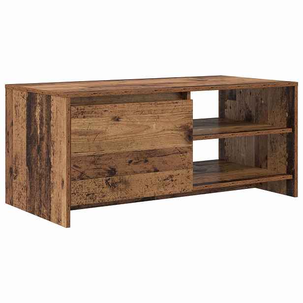vidaXL Konferenční stolek Staré dřevo 102 x 50 x 45 cm