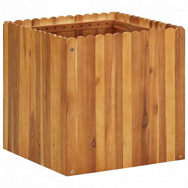 vidaXL Zahradní vyvýšený záhon 50 x 50 x 50 cm masivní akáciové dřevo