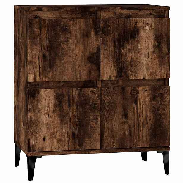 vidaXL Příborník kouřový dub 60 x 35 x 70 cm kompozitní dřevo