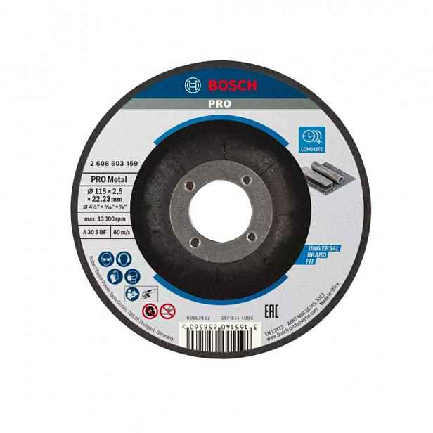 Bosch - Řezný kotouč na kov 115x22,23 mm 2608603159