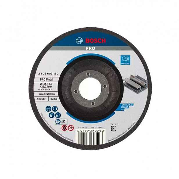 Bosch - Řezný kotouč na kov 125x22,23 mm 2608603160