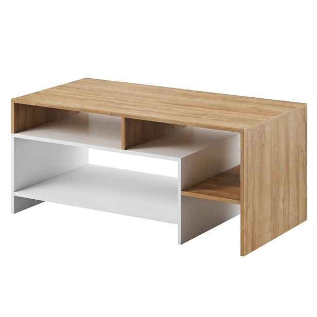 MASSENO KONFERENČNÍ STOLEK ALBINA, 120/53/60 cm, dekor dub