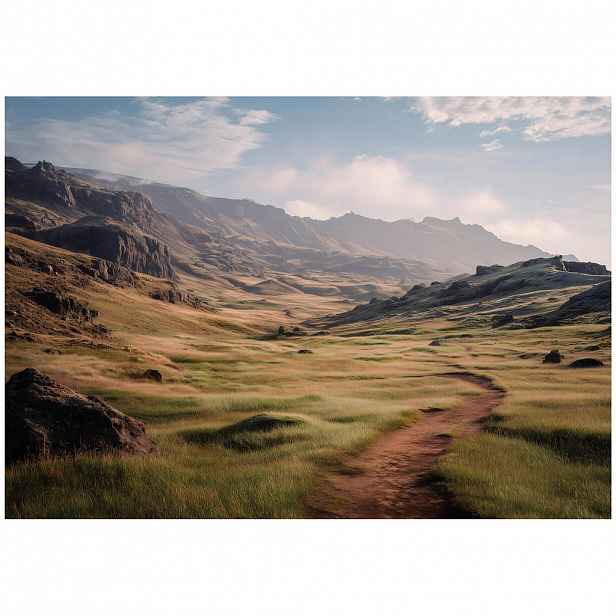 Wallarena FOTOTAPETA krajina příroda hnědá 150x105 cm