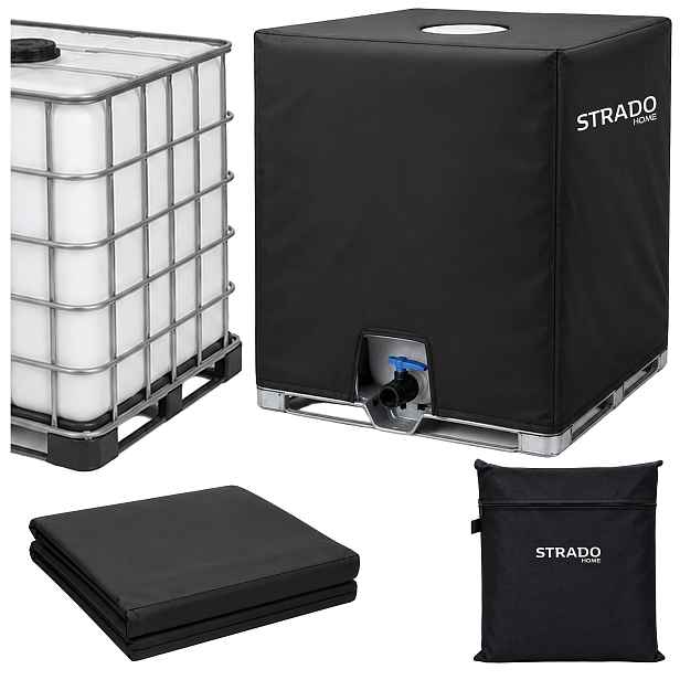 plachta na Ibc nádrž 1000L nádrž Ibc voděodolný 100x120x116 Uv kryt x2