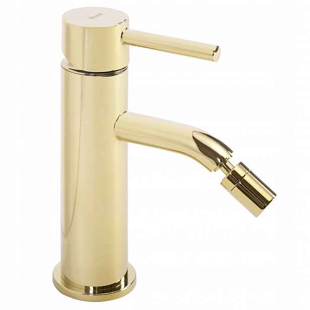 Bidetová baterie Lungo Zlatá Lesklá pro bidet Stojící