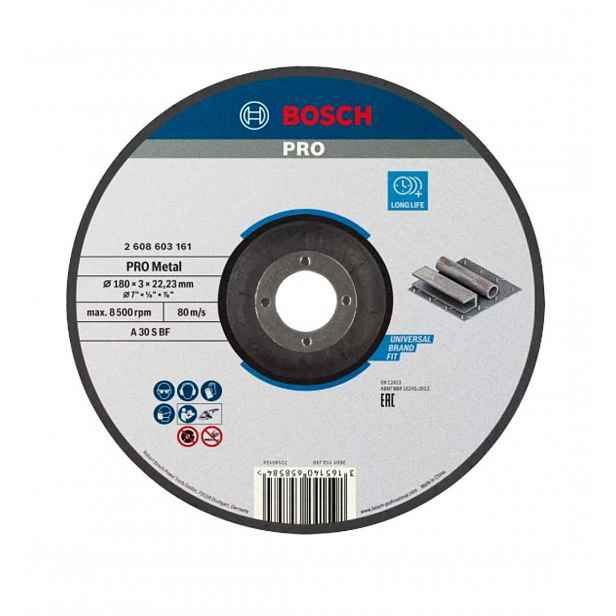 Bosch - Řezný kotouč na kov 180x22,23 mm 2608603161