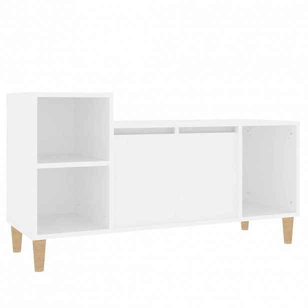 vidaXL TV skříňka bílá 100x35x55 cm kompozitní dřevo