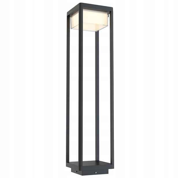 Zahradní osvětlovací sloupek 80 cm černý Led 10W teplá barva IP65 Maytoni