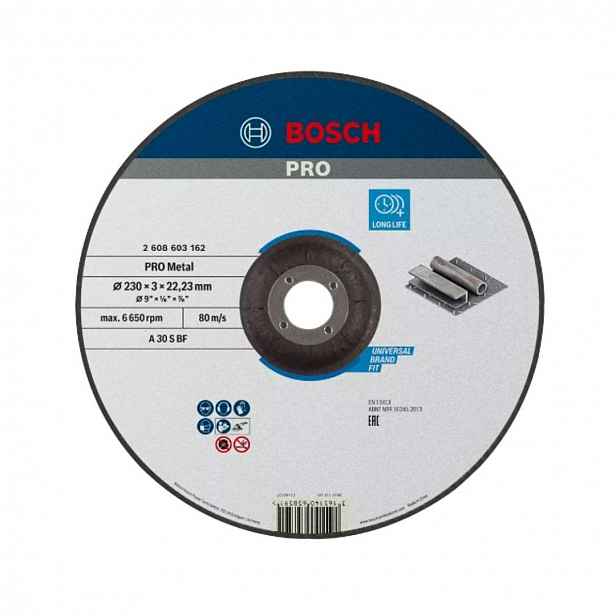Bosch - Řezný kotouč na kov 230x22,23 mm 2608603162