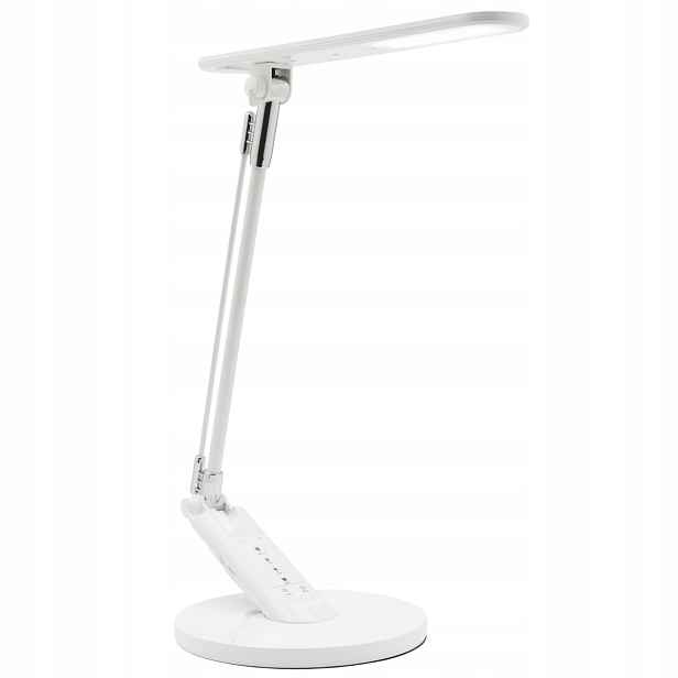 Led stolní lampa kreslicí bílá dotyková s proměnnou barvou Polux