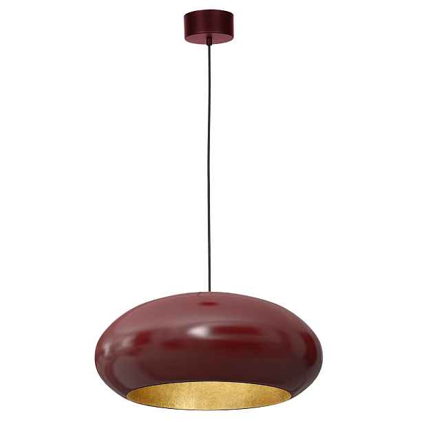 Luminex Závěsné svítidlo Ø50cm Compo Burgund/Zlatá 1xE27 15W IP20