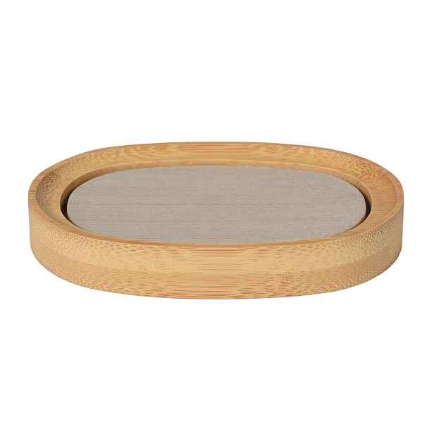 Sapho RIKO mýdlenka na postavení, béžová/bambus