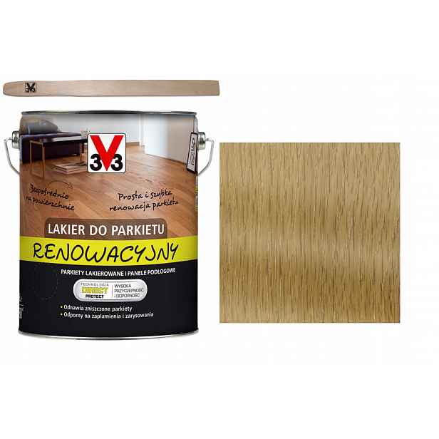 V33 Lak na parkety Renovační lesk 5L