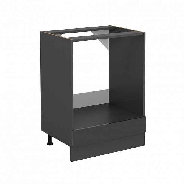 Vicco SKŘÍŇKA NA VESTAVĚNOU TROUBU R-Line Antracitový vysoký lesk 60 cm bez pracovní desky