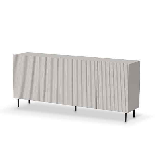 HALMAR Komoda Paxos 180 cm kašmír/černá