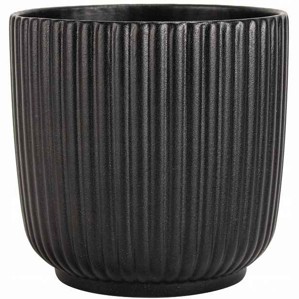 Květináč Velká 24 cm Na Balkon, Terasa, Květiny, Bonsaje, Černá Obal Na Květináč