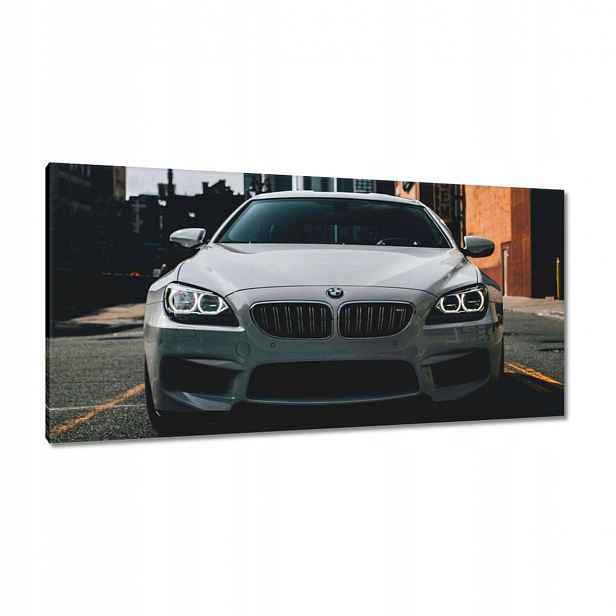 Obrazy 115x55 Bílé sportovní Bmw