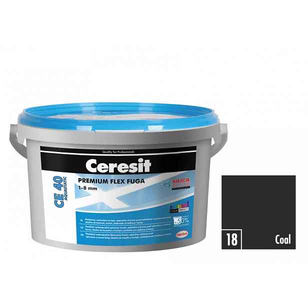 Spárovací hmota Ceresit CE 40 Aquastatic 2 kg coal