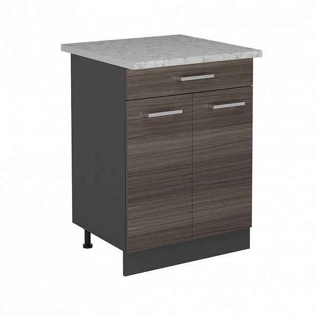Vicco SPODNÍ SKŘÍŇKA KUCHYŇSKÉ LINKY R-Line Ušlechtilá šedá 60 cm PD Mramor