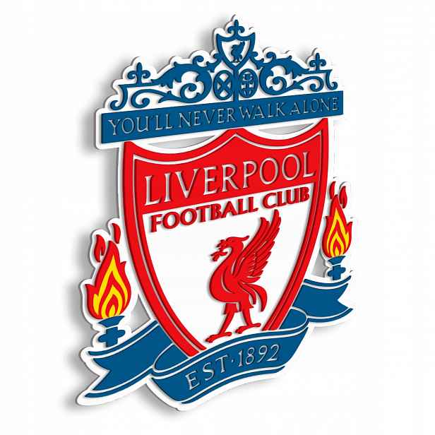 Dřevěný 3D obraz Fotbal Liverpool Nástěnná Dekorace Dárek