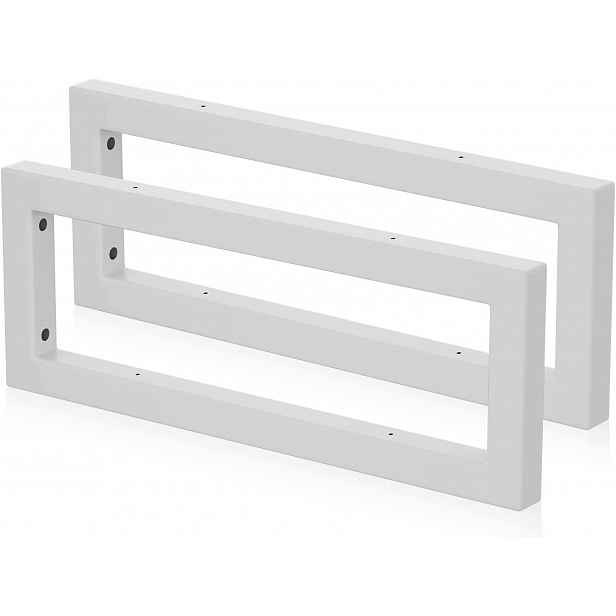 Mordx Nástěnný držák 40x15 cm, kov, 2 kusy, bílý