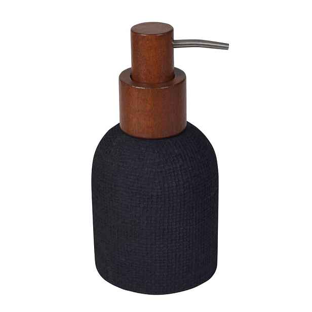 Sapho CRAFT dávkovač mýdla na postavení, acacia/černá