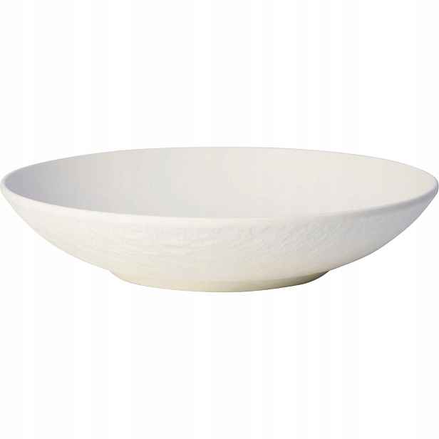 Talíř hluboký Villeroy & Boch Manufacture Rock 24 cm, bílý 6 ks