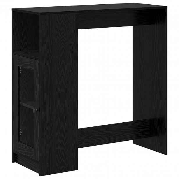 vidaXL Barový stůl 101 x 40 x 103,5 cm Kompozitní dřevo Černý dub