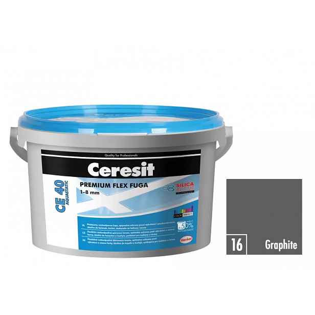 Spárovací hmota Ceresit CE 40 Aquastatic 2 kg graphite