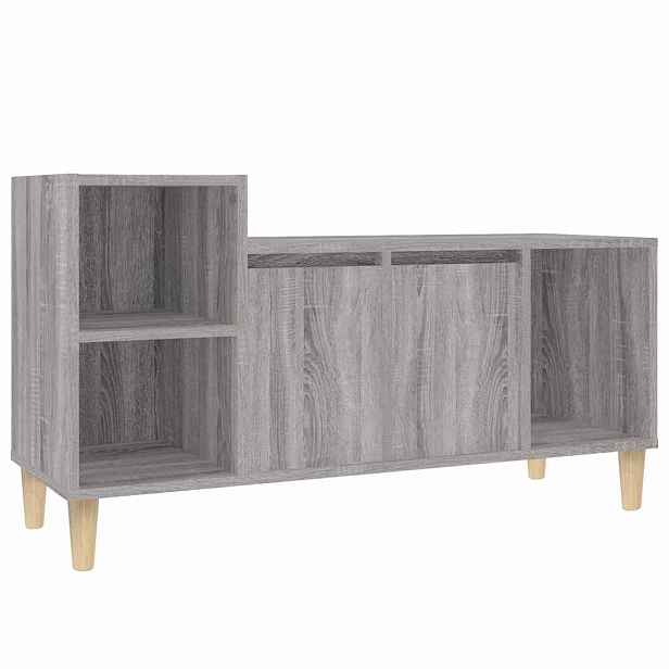 vidaXL TV skříňka šedá sonoma 100x35x55 cm kompozitní dřevo