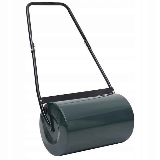 Zahradní válec Ruční ocelový pěchovač na trávu trávník půdu zeminu 46 l 55 kg