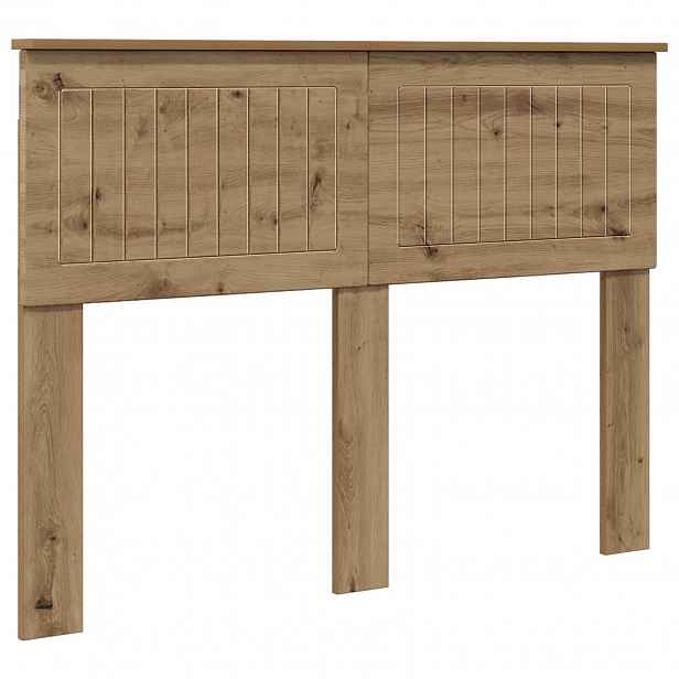 vidaXL Čelo postele Artisanový dub Kompozitní dřevo